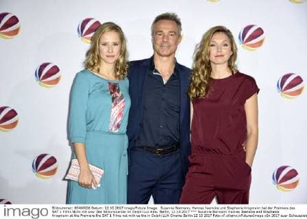 Susanne Bormann Hannes Jaenicke and Stephanie Krogmann at the Premiere the SAT 1 Films not with us the in Delphi LUX Cinema Berlin 12 10 2017 Foto:xF.xKernx xFuturexImage