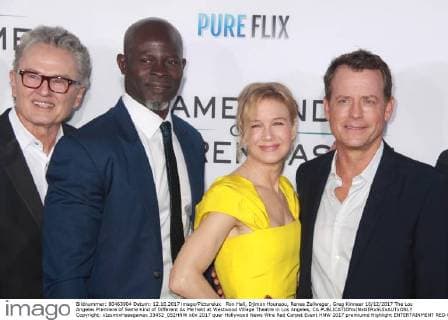 Ron Hall, Djimon Hounsou, Renee Zellweger, Greg Kinnear 10 12 2017 The Los Angeles Premiere of Same Kind of Different As Me held at Westwood Village Theatre in Los Angeles, CA  Copyright: xIzumixHasegawax 33452_052HNW