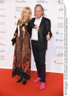 Petra Zieger with Husband Peter Taudte at Golden Hen 2017 in the trade Fair Leipzig at 13 10 2017 Red Carpet