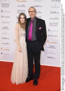 Reiner schoene with Wife Anja schoene at Golden Hen 2017 in the trade Fair Leipzig at 13 10 2017 Red Carpet