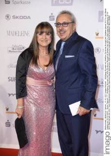 Wolfgang Stumph with Wife Christine Stumph at Golden Hen 2017 in the trade Fair Leipzig at 13 10 2017 Red Carpet