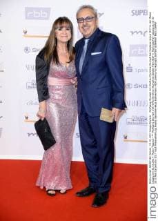 Wolfgang Stumph with Wife Christine Stumph at Golden Hen 2017 in the trade Fair Leipzig at 13 10 2017 Red Carpet