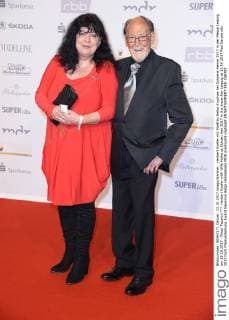 Herbert Koefer with Wife Heike at Golden Hen 2017 in the trade Fair Leipzig at 13 10 2017 Red Carpet