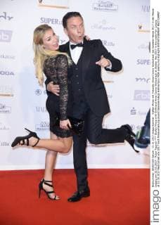 Stefan Mross with Girlfriend Anna Carina Woitschack at Golden Hen 2017 in the trade Fair Leipzig at 13 10 2017 Red Carpet