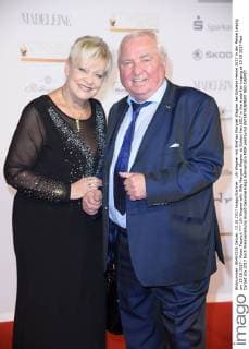 Ulli Wegner with Wife Margret Wegner at Golden Hen 2017 in the trade Fair Leipzig at 13 10 2017 Red Carpet