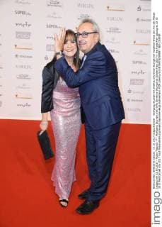 Wolfgang Stumph with Wife Christine Stumph at Golden Hen 2017 in the trade Fair Leipzig at 13 10 2017 Red Carpet