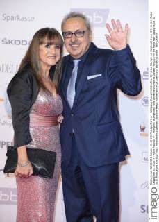 Wolfgang Stumph with Wife Christine Stumph at Golden Hen 2017 in the trade Fair Leipzig at 13 10 2017 Red Carpet