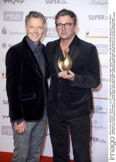 Joerg Pilawa Hans Sigl at Golden Hen 2017 in the trade Fair Leipzig at 13 10 2017 Prize winners