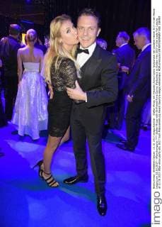 Stefan Mross with Girlfriend Anna Carina Woitschack at Golden Hen 2017 in the trade Fair Leipzig at 13 10 2017 After-show party