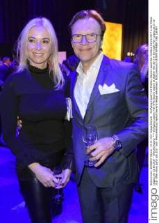 Wolfgang Lippert with Wife Gesine Lippert at Golden Hen 2017 in the trade Fair Leipzig at 13 10 2017 After-show party