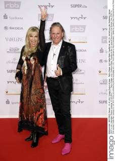 Petra Zieger with Husband Peter Taudte at the 23 award Ceremony the Golden Hen 2017 in the Leipzig trade Fair Leipzig 13 10 2017 Foto:xS.xGabschx xFuturexImage