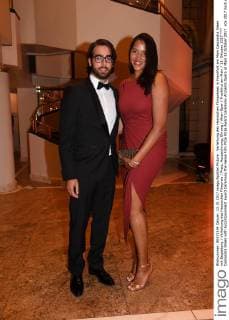 Cassandra Steen with Accompaniment award Ceremony the Hesse Film Prize Prize Award Ceremony Ancients Opera at Main 13 October 2017