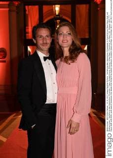 David Rott with Wife Lena award Ceremony the Hesse Film Prize Prize Award Ceremony Ancients Opera at Main 13 October 2017