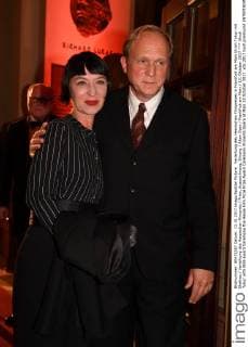 Ulrich Tukur with Wife award Ceremony the Hesse Film Prize Prize Award Ceremony Ancients Opera at Main 13 October 2017