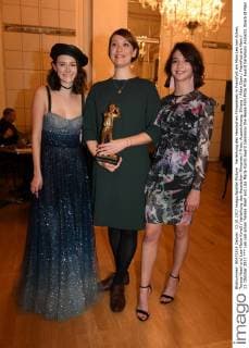 Lea van acken Teresa Hoerl and Lisa Marie Koroll award Ceremony the Hesse Film Prize Prize Award Ceremony Ancients Opera at Main 13 October 2017