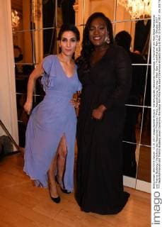 Neda Rahmanian and Thelma Buabeng award Ceremony the Hesse Film Prize Prize Award Ceremony Ancients Opera at Main 13 October 2017