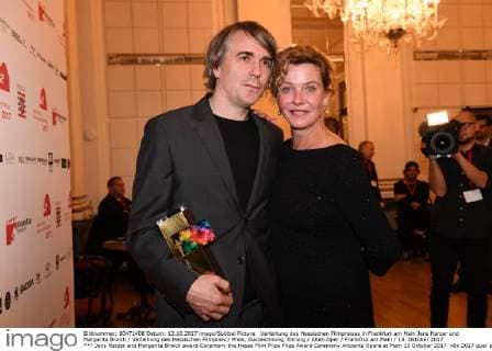 Jens Harzer and Margarita Broich award Ceremony the Hesse Film Prize Prize Award Ceremony Ancients Opera at Main 13 October 2017