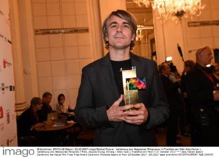 Jens Harzer award Ceremony the Hesse Film Prize Prize Award Ceremony Ancients Opera at Main 13 October 2017