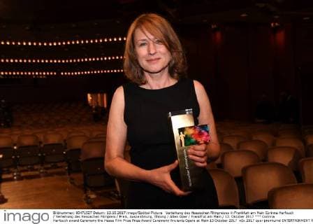 Corinna Harfouch award Ceremony the Hesse Film Prize Prize Award Ceremony Ancients Opera at Main 13 October 2017