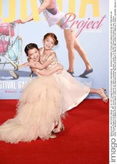 Brooklyn Kimberly Prince and Valeria Cotto at the Premiere from The Florida Project on the 61 BFI London Film Festival in Odeon Leicester Square London 13 10 2017 Brooklyn Kimberly Prince Valeria Cotto  Foto:xS.xVasx xFuturexImage