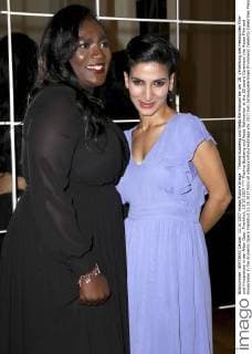 Thelma Buabeng and Neda Rahmanian at the 28 award Ceremony the Hesse Film and Kinopreises in the Ancients Opera Frankfurt 13 10 2017 Foto:xP.xBackx xFuturexImage