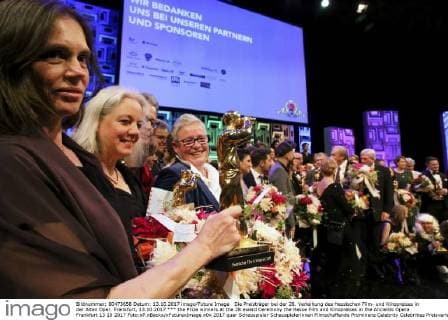the Prize winners at the 28 award Ceremony the Hesse Film and Kinopreises in the Ancients Opera Frankfurt 13 10 2017 Foto:xP.xBackx xFuturexImage