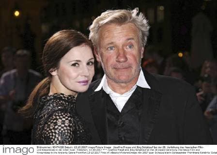 Josefine Preuß and Jörg Schüttauf at the 28 award Ceremony the Hesse Film and Kinopreises in the Ancients Opera Frankfurt 13 10 2017 Foto:xP.xBackx xFuturexImage