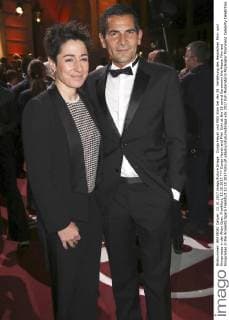 Dunja Hayali and Mitri Sirin at the 28 award Ceremony the Hesse Film and Kinopreises in the Ancients Opera Frankfurt 13 10 2017 Foto:xP.xBackx xFuturexImage