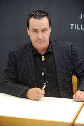 Frankfurt Book Fair 2017 Singer Till Lindemann Rammstein at 14 10 2017 on the Frankfurt Book Fair