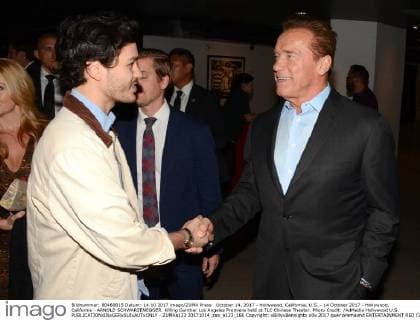 October 14, 2017 - Hollywood, California, U.S. - 14 October 2017 - Hollywood, California - ARNOLD SCHWARZENEGGER. Killing Gunther Los Angeles Premiere held at TLC Chinese Theater. Photo Credit: AdMedia Hollywood U.S. - ZUMAa123 20171014_zaa_a123_186 Copyright: xBillyxBennightx