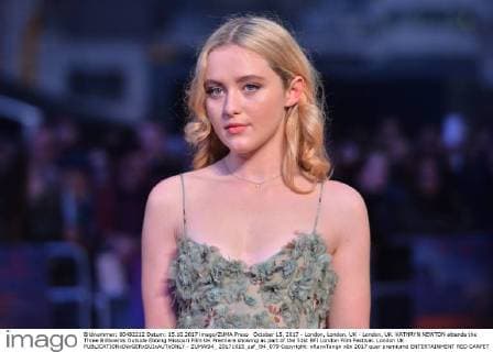 October 15, 2017 - London, London, UK - London, UK. KATHRYN NEWTON attends the Three Billboards Outside Ebbing Missouri Film UK Premiere showing as part of the 51st BFI London Film Festival. London UK  - ZUMAl94_ 20171015_zaf_l94_079 Copyright: xRayxTangx