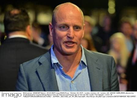 October 15, 2017 - London, London, UK - London, UK. WOODY HARRLESON attends the Three Billboards Outside Ebbing Missouri Film UK Premiere showing as part of the 51st BFI London Film Festival. London UK  - ZUMAl94_ 20171015_zaf_l94_091 Copyright: xRayxTangx