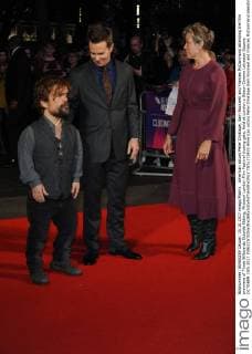 American actors Peter Dinklage, Sam Rockwell and Frances McDormand attending the film premiere of Three Billboards Outside Ebbing, Missouri London Film Festival closing gala, held at London s Odeon Cinema Leicester Square. OCTOBER 15th 2017  TSTx172433