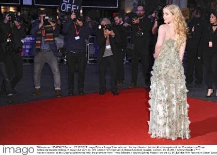 Kathryn Newton at the Closing ceremonies with the premeire from Three Billboards outside Ebbing Missouri on the 61 BFI London Film Festival in Odeon Leicester Square London 15 10 2017 Kathryn Newton  Foto:xS.xVasx xFuturexImage