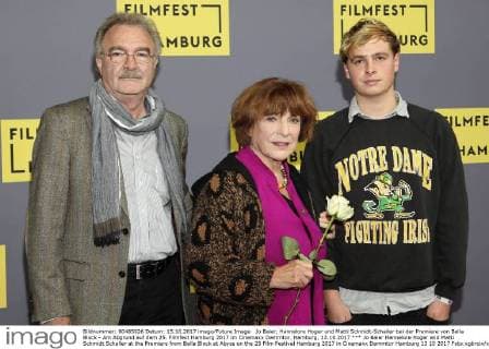 Jo Baier Hannelore Hoger and Matti Schmidt Schaller at the Premiere from Bella Block at Abyss on the 25 Film Festival Hamburg 2017 in Cinemaxx Dammtor Hamburg 13 10 2017 Foto:xgbrcix xFuturexImage