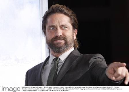Gerard Butler at the Premiere of Warner Bros Geostorm held at the TCL Chinese Theater in Hollywood, CA, October 16, 2017.  Copyright: xJosephxMartinezx 33454_033JM