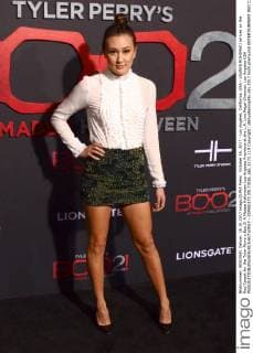 October 16, 2017 - Los Angeles, California, USA - LAUREN RIIHIMAKI arrives on the Red Carpet for the Tyler Perry s Boo 2! A Madea Halloween Los Angeles Premiere at the L.A. Live Regal Cinemas. Los Angeles USA - ZUMAb173 20171016_zap_b173_119 Copyright: xBillyxBennightx