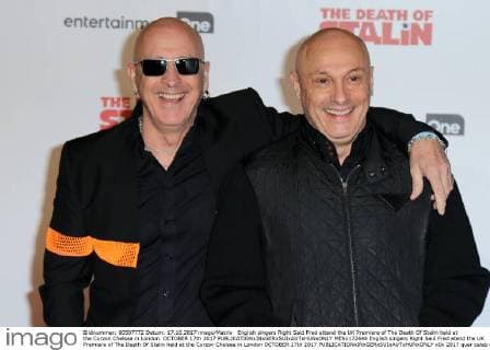 English singers Right Said Fred attend the UK Premiere of The Death Of Stalin held at the Curzon Chelsea in London. OCTOBER 17th 2017  MESx172448