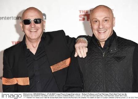 Richard Fair Brass and Fred Fair Brass Right Said Fred at the Premiere the Cinema The Death of Stalin in Curzon Chelsea Cinema London 17 10 2017 Richard Fair Brass Fred Fair Brass Right Said Fred  Foto:xS.xVasx xFuturexImage