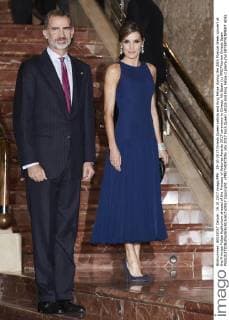19-10-2017 Oviedo Queen Letizia and King Felipe during the 26th Musical Week concert at the Principe Felipe Auditorium ahaead of the Princess of Asturias Awards 2017 ceremony in Oviedo. No Spain (c) PPE Thorton Oviedo Spain  Copyright: xPPE THORTONx