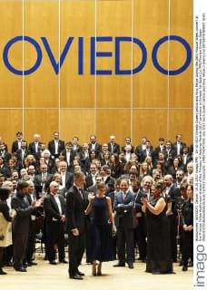 19-10-2017 Oviedo Queen Letizia and King Felipe during the 26th Musical Week concert at the Principe Felipe Auditorium ahaead of the Princess of Asturias Awards 2017 ceremony in Oviedo. No Spain (c) PPE Thorton Oviedo Spain  Copyright: xPPE THORTONx