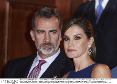 19-10-2017 Oviedo Queen Letizia and King Felipe during the 26th Musical Week concert at the Principe Felipe Auditorium ahaead of the Princess of Asturias Awards 2017 ceremony in Oviedo. No Spain (c) PPE Thorton Oviedo Spain  Copyright: xPPE THORTONx