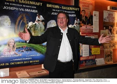 Helmut Schleich Premiere Bavaria Sagenhaft Film Television Cinema Sendlinger goal Munich 19 October 2017