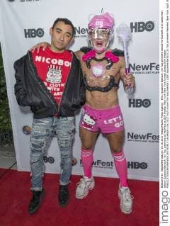 NYC: Susanne Bartsch: On Top premiere Nicola Formichetti and Candy Ken attend Susanne Bartsch: On Top premiere at NewFest at SVA theater New York New York United States SVA theater  LevxRadin