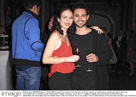 Juliet and Rafael Haider at the Premiere the Musicals Santa Mary with the largest Hits from Roland Kaiser in German Theatre Munich 19 10 2017 Foto:xP.xSchönbergerx xFuturexImage