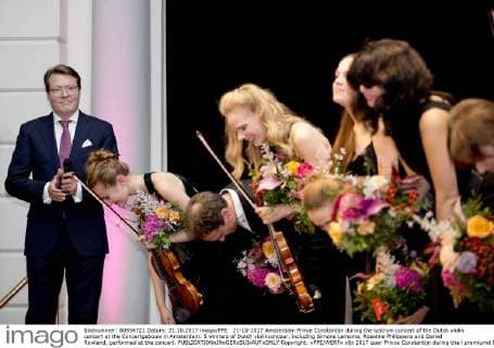 21-10-2017 Amsterdam Prince Constantijn during the lustrum concert of the Dutch violin concert at the Concertgebouw in Amsterdam. 5 winners of Dutch violinconcour, including Simone Lamsma, Rosanne Philippens and Daniel Rowland, performed at the concert.  Copyright: xPPE WERFx