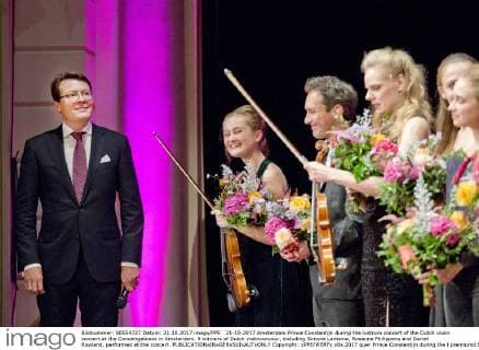 21-10-2017 Amsterdam Prince Constantijn during the lustrum concert of the Dutch violin concert at the Concertgebouw in Amsterdam. 5 winners of Dutch violinconcour, including Simone Lamsma, Rosanne Philippens and Daniel Rowland, performed at the concert.  Copyright: xPPE WERFx
