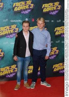 Philipp Franck and Anton Petzold at the World premiere from Fack JU Göhte 3 Munich Germany 22 10 2017 Cinema World premiere Fack JU Göhte 3 xklx