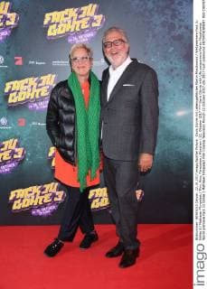 Doris Dörrie with Life companions Martin Moszkowicz World premiere Fack JU Göhte 3 Mathäser Filmpalast Film Cinema Television Munich 22 October 2017