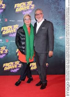 Doris Dörrie with Life companions Martin Moszkowicz World premiere Fack JU Göhte 3 Mathäser Filmpalast Film Cinema Television Munich 22 October 2017